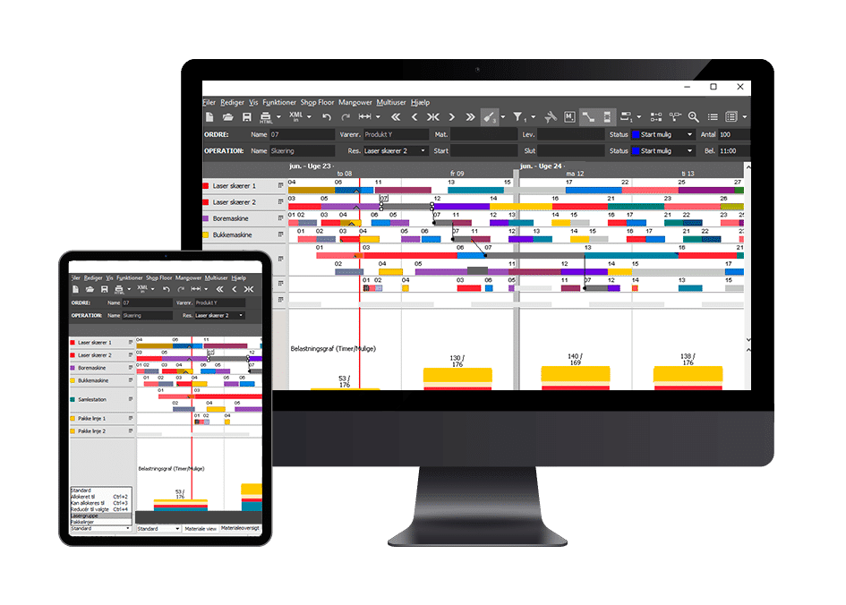 Proficy Scheduler - Planung auf Basis real verfügbarer Ressourcen