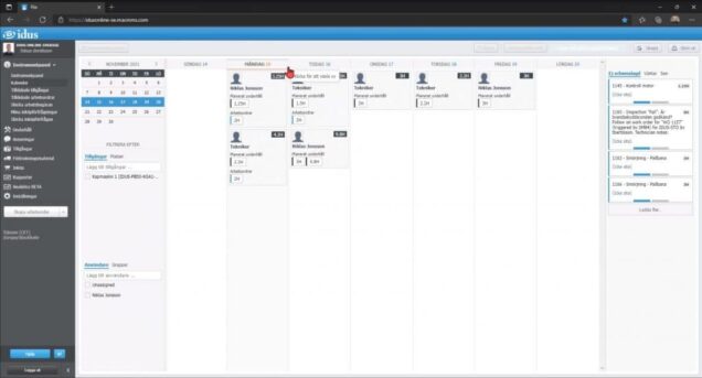 idus arbejdsspecifikationer