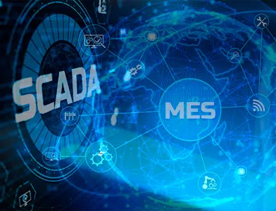 forskellen med scada og MES