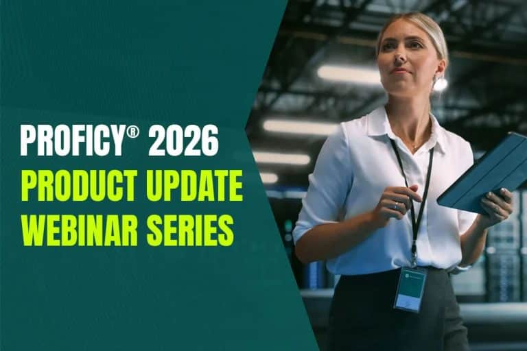 Proficy 2026 webinars
