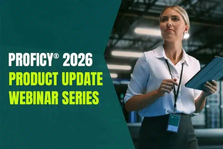 Proficy 2026 webinar serie - Novotek Netherlands