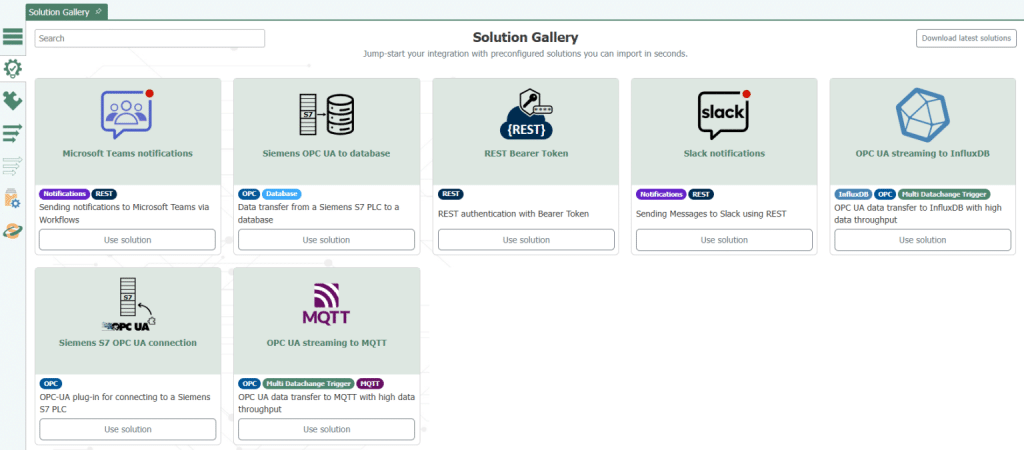 OPC Router Gallery Solution