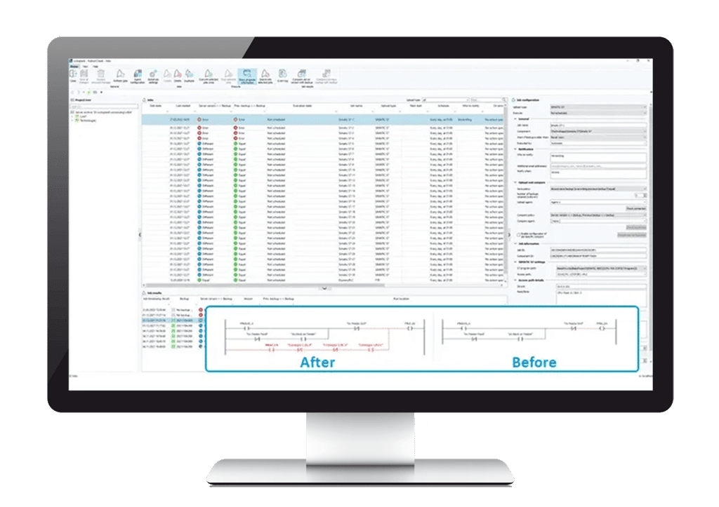 Octoplant Smart Compare: Sammenlign ulike versjoner