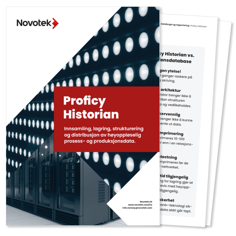 Proficy Historian produktbrosjyre preview