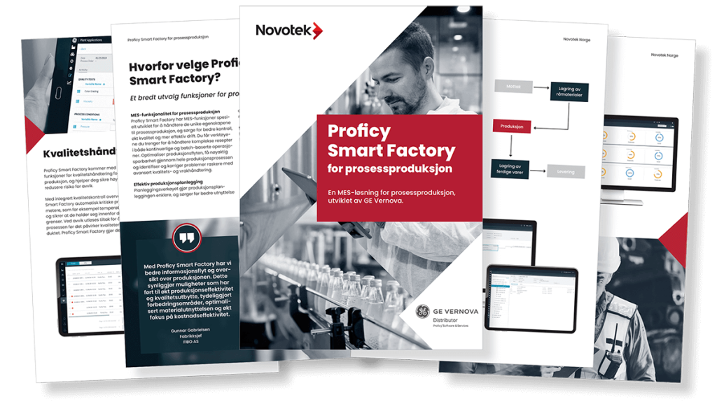 Proficy Smart Factory for prosessproduksjon