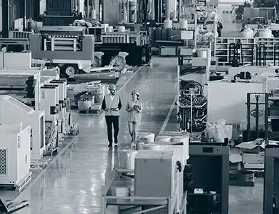 MES og produksjonsbransjens trender. Bilde fra produksjonsbedrift.