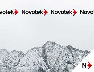 Visuell identitet for Novotek.