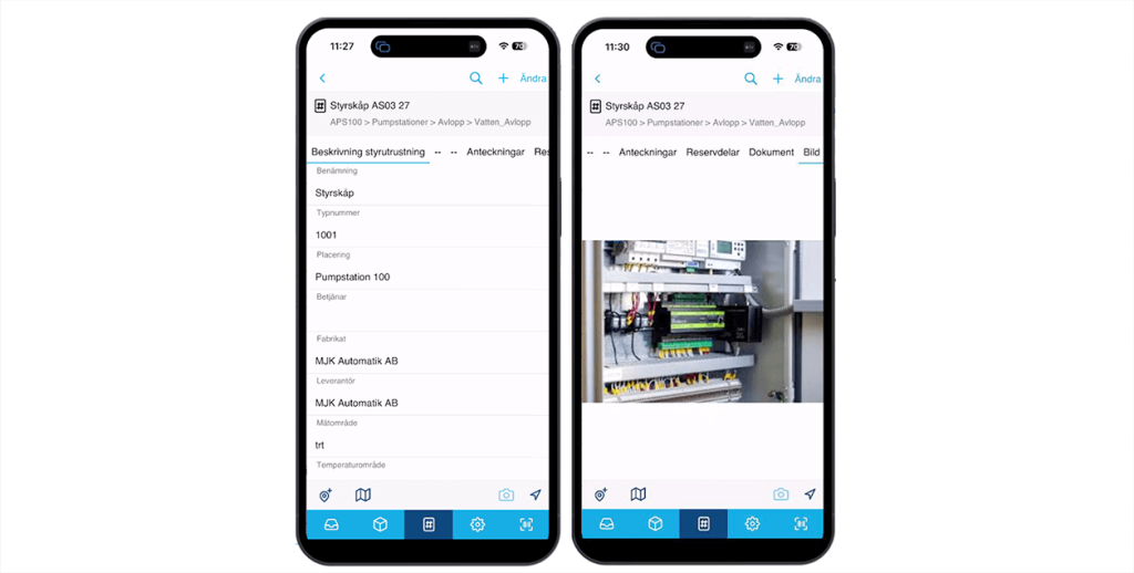Idus app anleggsregister