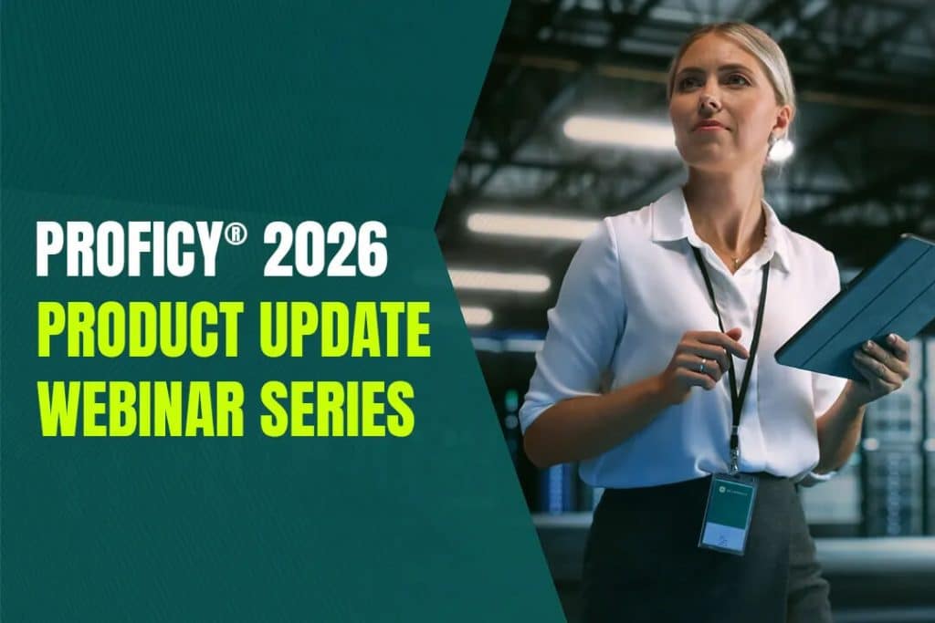 Proficy 2026 webinar series