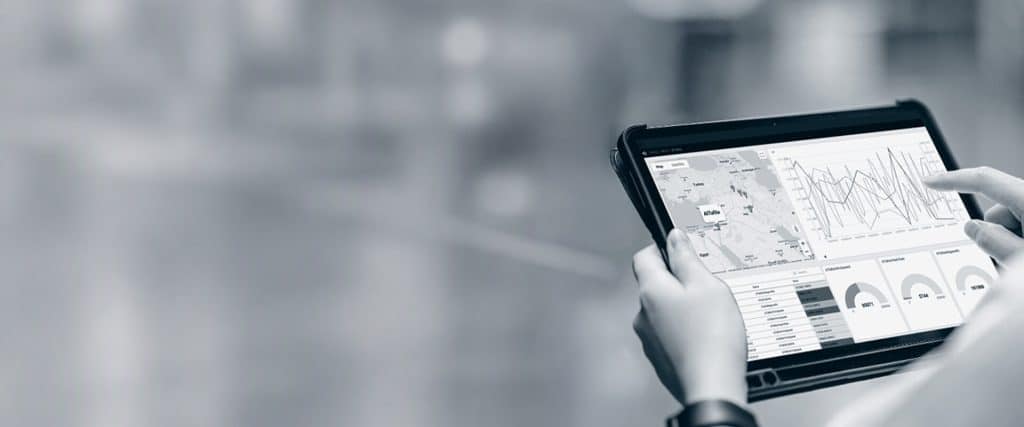 Proficy Operations Hub brukes på tablet i produksjon