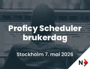 Proficy Scheduler brukerdag i Stockholm