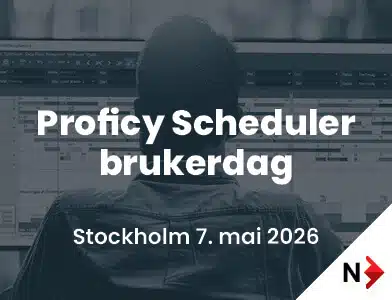 Proficy Scheduler brukerdag i Stockholm