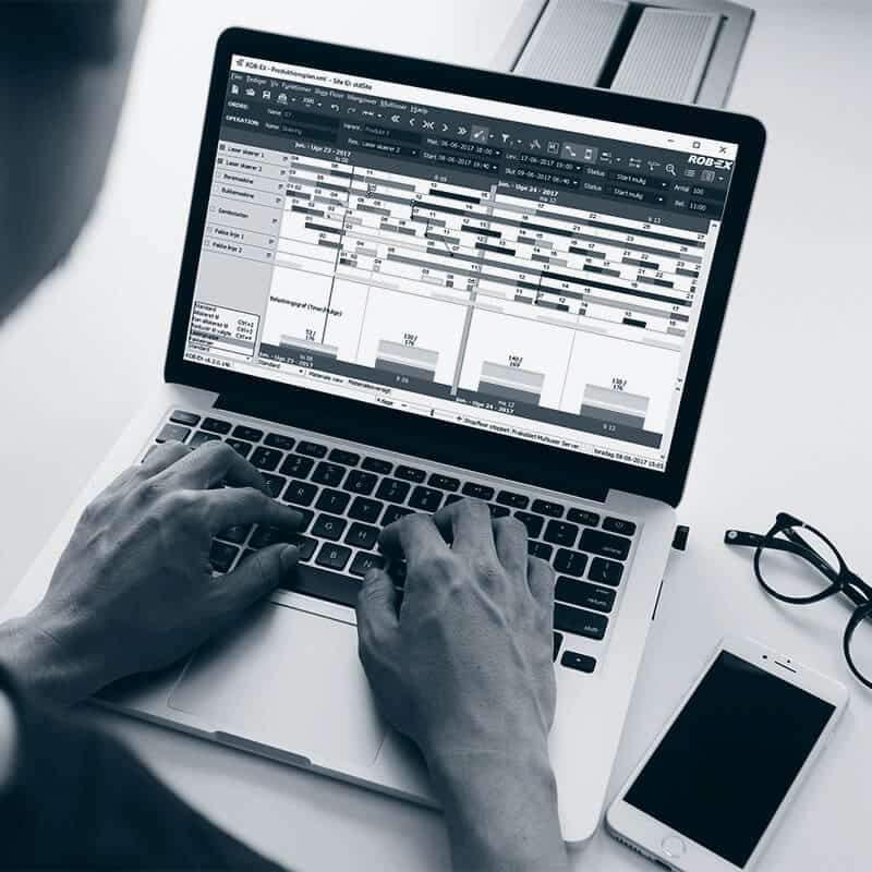 Proficy Scheduler brukes på PC.