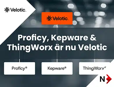 Proficy, Kepware och ThingWorx är nu Velotic