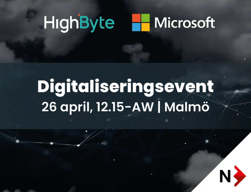 Digitaliseringsevent med Novotek som gästas av Highbyte och Microsoft