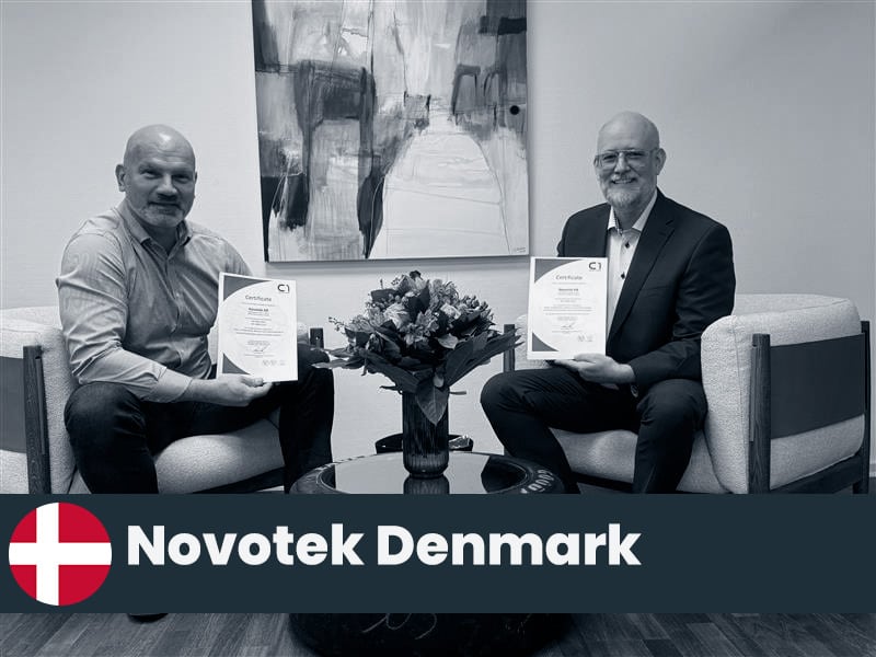Novotek Denmark ISO certification
