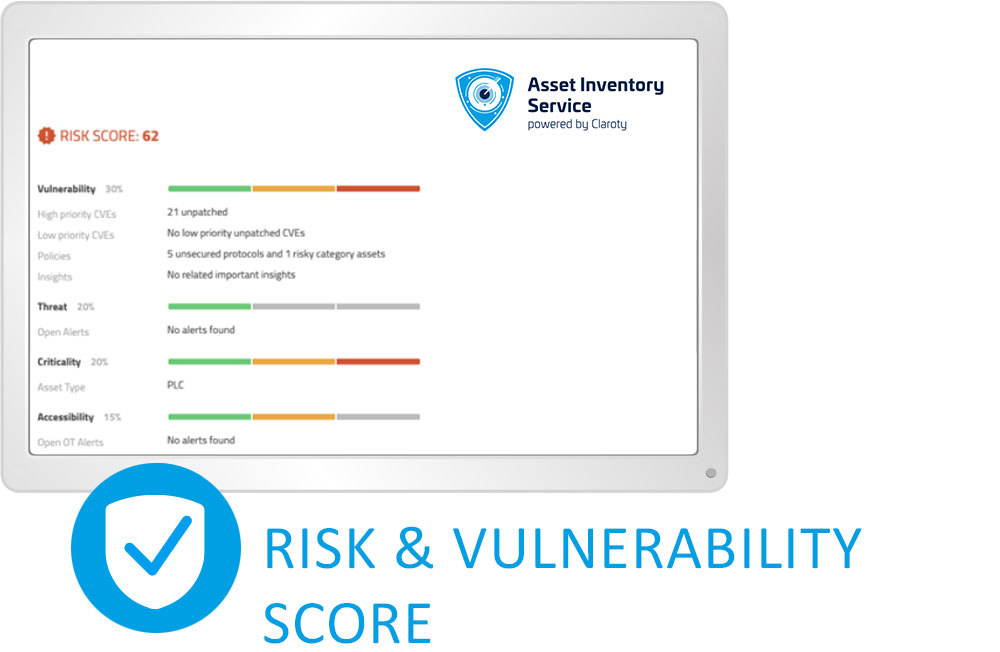 Risk & Vulnerability Score bij Asset Inventory Services